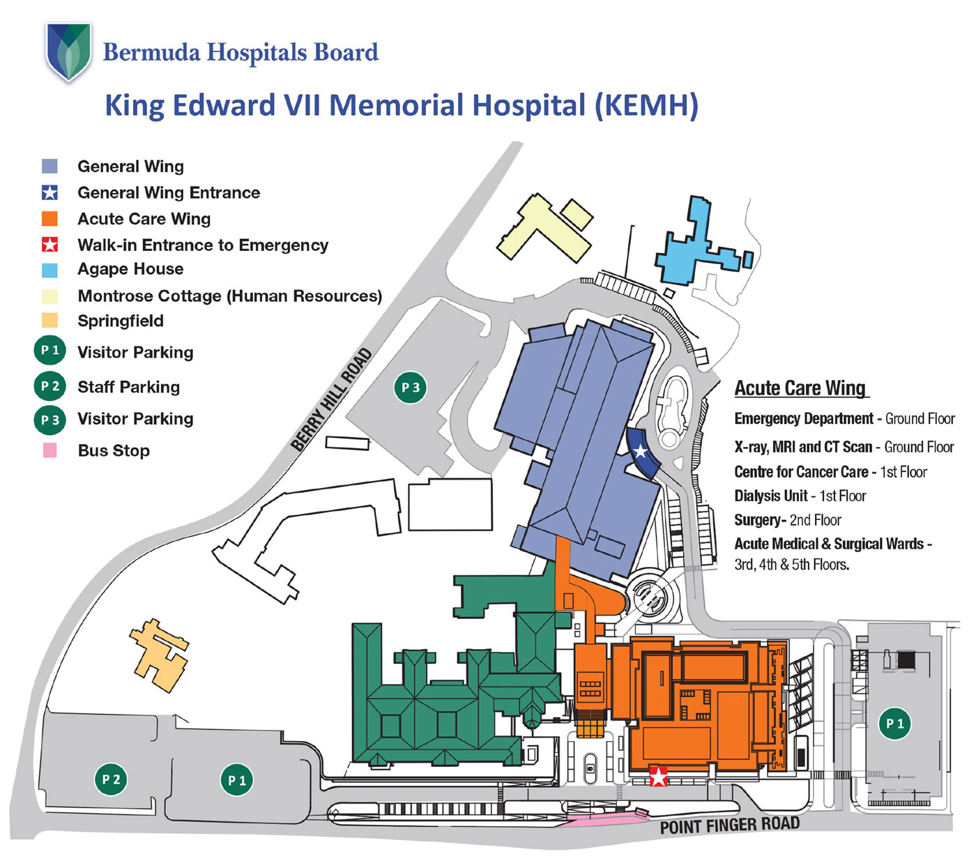 Locations and Maps Bermuda Hospitals Board